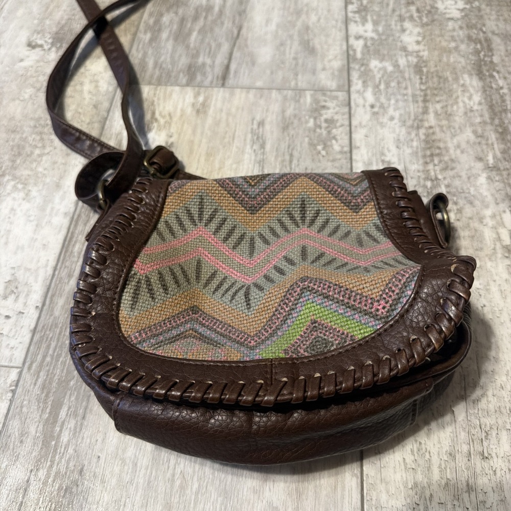 T-Shirt & Jeans Brown Leather Purse Vintage